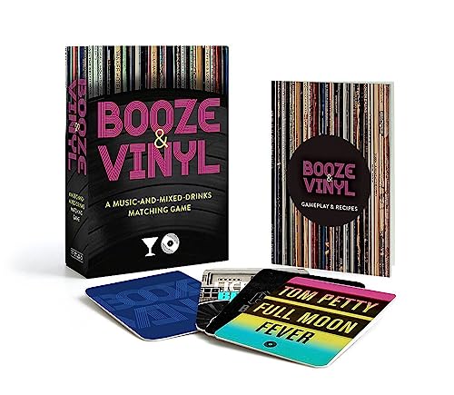 Imagen de archivo de Booze & Vinyl: A Music-and-Mixed-Drinks Matching Game a la venta por Book Deals