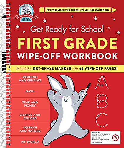 Stock image for Get Ready for School: First Grade Wipe-Off Workbook for sale by Front Cover Books