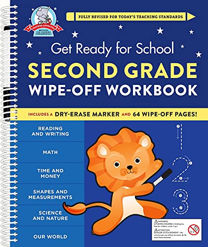 Beispielbild fr Get Ready for School: Second Grade Wipe-Off Workbook zum Verkauf von Bookoutlet1