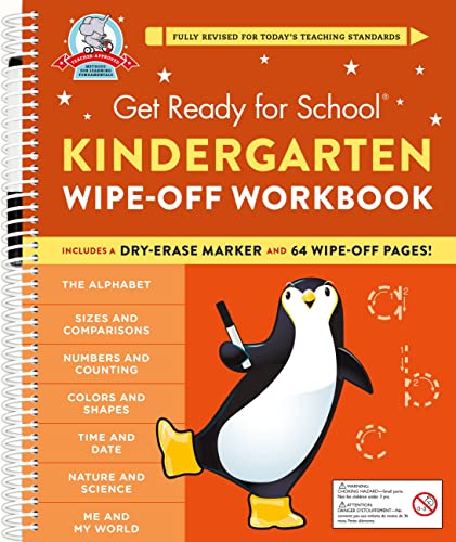 9780762481224: Get Ready for School: Kindergarten Wipe-Off Workbook