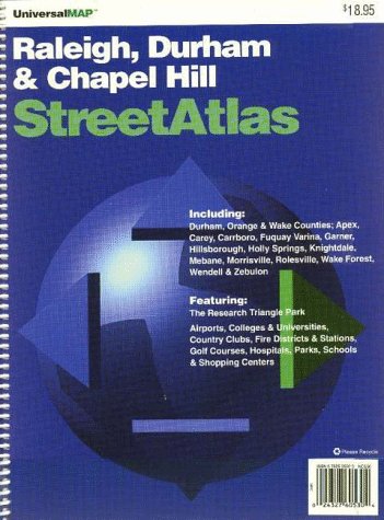 9780762505920: Raleigh, Durham & Chapel Hill Street Atlas: Including Durham ... Schools & Shopping Centers