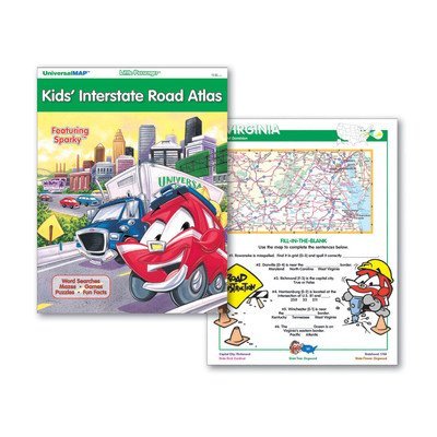 Beispielbild fr Little Passenger Kids' Road Atlas (Little Passenger Travel Activity Maps) zum Verkauf von Half Price Books Inc.