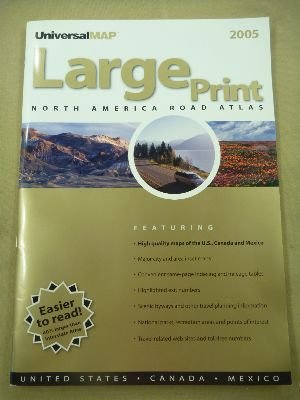 Stock image for 2005 Large Print Road Atlas for sale by -OnTimeBooks-