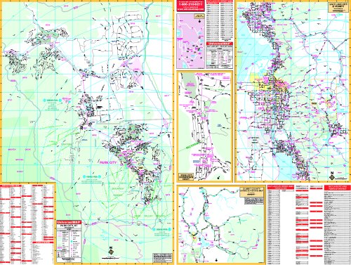 9780762541140: Park City, UT (City Wall Maps)