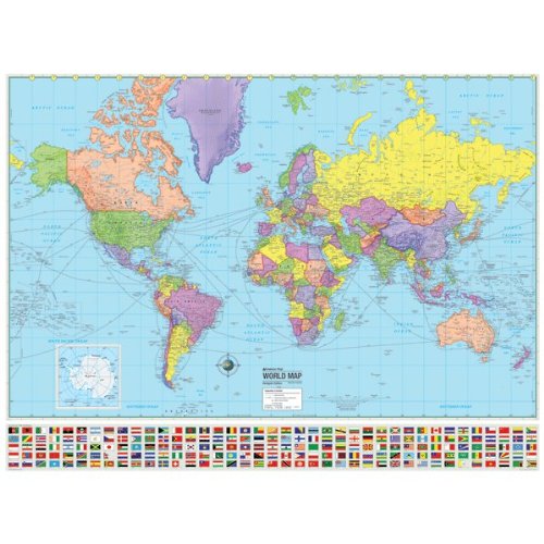 9780762545421: Us/World Advanced Political Rolled Map Pack-Paper (Rolled Maps U.S./World Physical & Political)