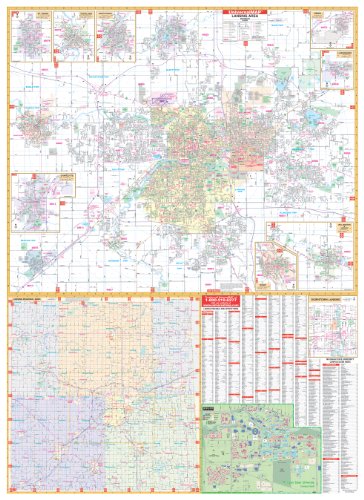 9780762551941: Lansing, Mi (City Wall Maps)