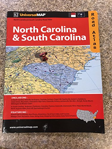 Imagen de archivo de North Carolina / South Carolina Street Atlas a la venta por Hawking Books