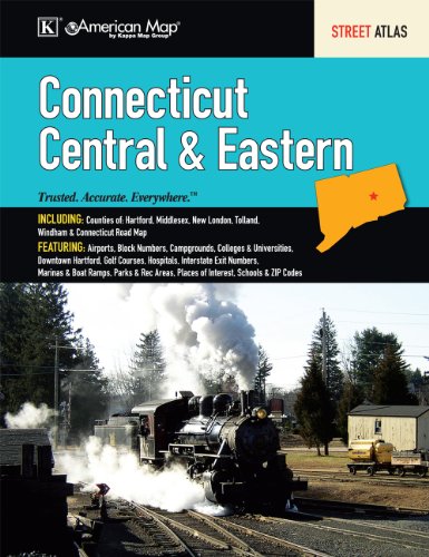 Central / Eastern Connecticut Atlas (9780762569496) by American Map