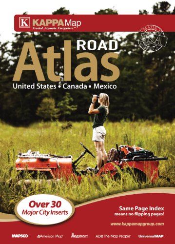 Imagen de archivo de 2013 North America Medium Interstate Road Atlas a la venta por ThriftBooks-Atlanta