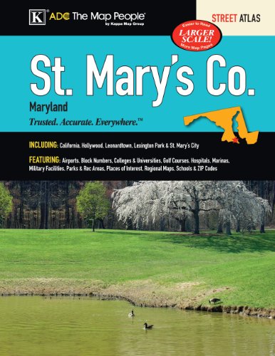 9780762578191: St Mary's County, MD Street Atlas