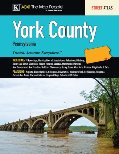 9780762580569: York County, PA Street Atlas