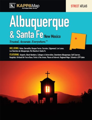 9780762580682: Albuquerque & Santa Fe, NM Street Atlas