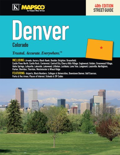 Beispielbild fr Denver, CO Regonal Street Guide zum Verkauf von Jenson Books Inc