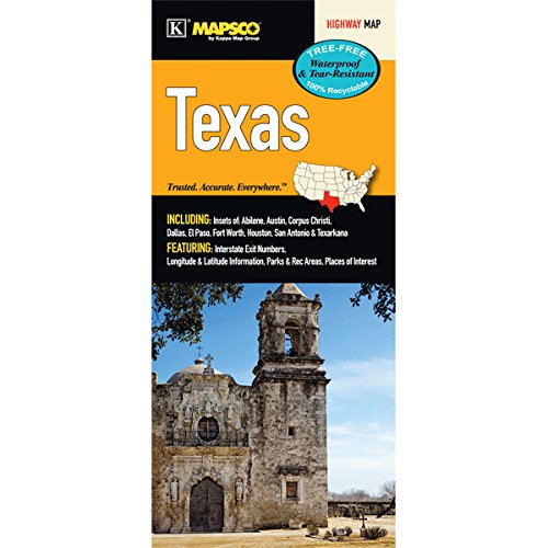 Beispielbild fr Texas State Waterproof Map zum Verkauf von Better World Books