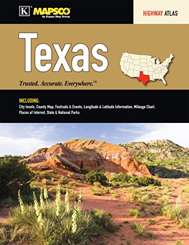 Imagen de archivo de Texas State Road Atlas a la venta por HPB-Red