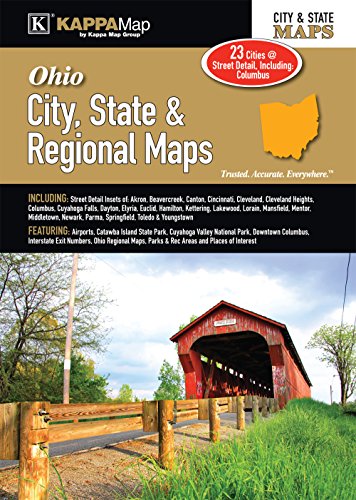 Imagen de archivo de Ohio City, State, & Regional Maps a la venta por Basement Seller 101