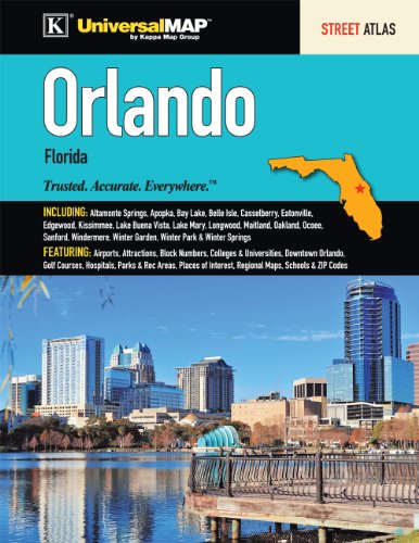Imagen de archivo de Orlando, FL Street Atlas a la venta por ThriftBooks-Dallas