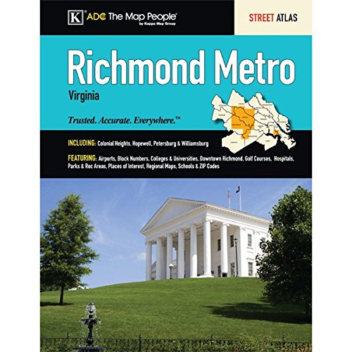 Imagen de archivo de Richmond, VA Metro Street Atlas a la venta por ThriftBooks-Dallas
