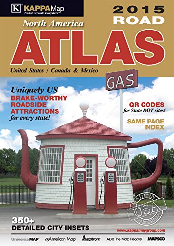 Stock image for 2015 North America Deluxe Road Atlas for sale by HPB Inc.