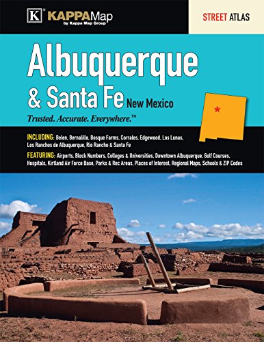 9780762587698: Albuquerque & Santa Fe, NM Street Atlas