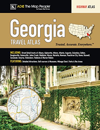 Stock image for Georgia State Travel Atlas for sale by ThriftBooks-Dallas