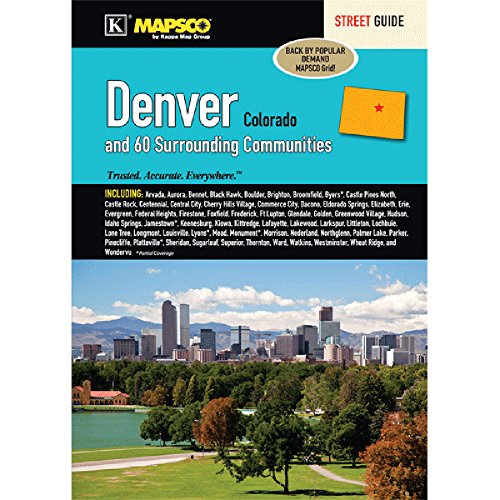 Imagen de archivo de Denver, CO Regional Street Guide a la venta por Goodwill of Colorado