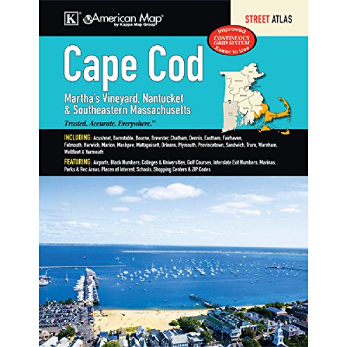 Beispielbild fr Cape Cod, Martha s Vineyard, Nantucket & Southeastern Massachusetts Street Atlas zum Verkauf von SecondSale