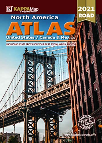 Beispielbild fr Deluxe Road Atlas-2021 Edition North America-United States/Canada/Mexico zum Verkauf von GF Books, Inc.