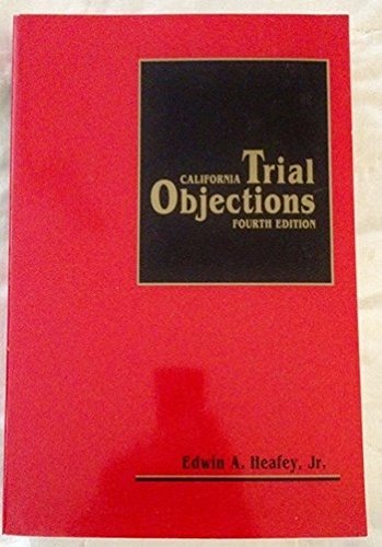 Stock image for California Trial Objections for sale by ThriftBooks-Dallas