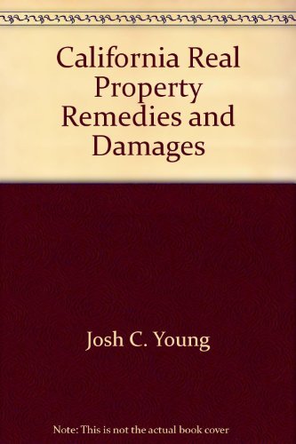 Beispielbild fr California real property remedies and damages zum Verkauf von Hawking Books