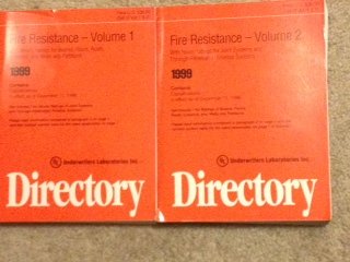 9780762903825: Fire Resistance Directory 1999