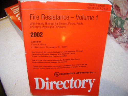 9780762907359: Fire Resistance Directory 2002