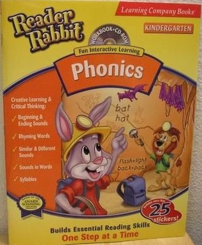 Stock image for Reader Rabbit Phonics: Kindergarten Interactive Learning with CD rom for sale by HPB-Ruby