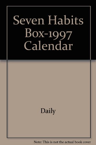 Stock image for Seven Habits Box-1997 Calendar for sale by -OnTimeBooks-