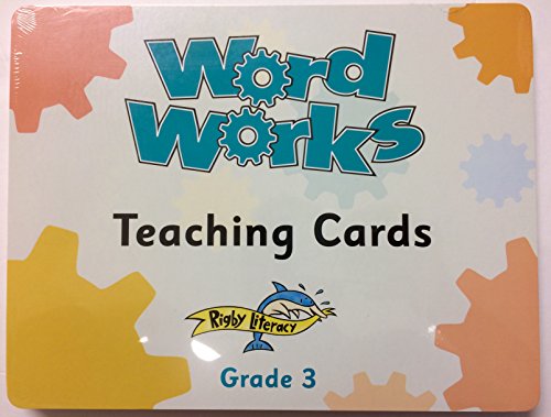 Stock image for Word Works Teaching Cards Grade 3 for sale by Booksavers of Virginia