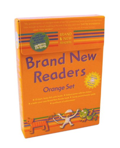 Stock image for Brand New Readers: Orange Set (Cat and Mouse, Pizza, Dinah's Dream, Dinah Likes to Eat, Kazam's Birds, Kazam's Coins, Where Is Tabby Cat?, Cat Bath, Monkey the Mummy, and Monkey Flies Away) for sale by beneton