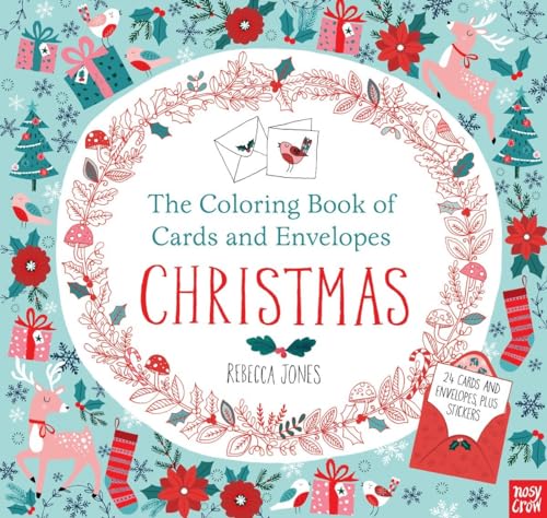 Imagen de archivo de The Coloring Book of Cards and Envelopes: Christmas a la venta por Better World Books