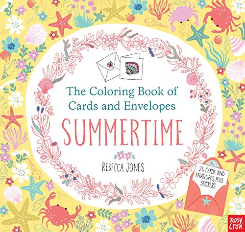 Beispielbild fr The Coloring Book of Cards and Envelopes: Summertime zum Verkauf von Zoom Books Company