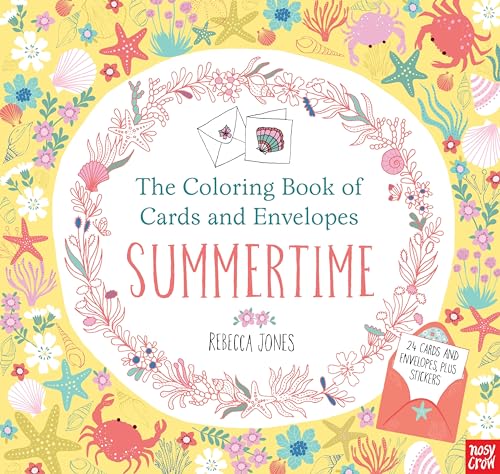 Imagen de archivo de The Coloring Book of Cards and Envelopes: Summertime a la venta por Zoom Books Company