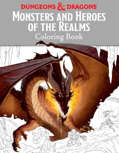 Stock image for Monsters and Heroes of the Realms: A Dungeons Dragons Coloring Book (Ologies) for sale by Goodwill of Colorado