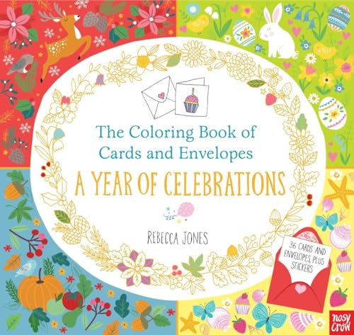 Imagen de archivo de The Coloring Book of Cards and Envelopes: A Year of Celebrations a la venta por Goodwill of Colorado