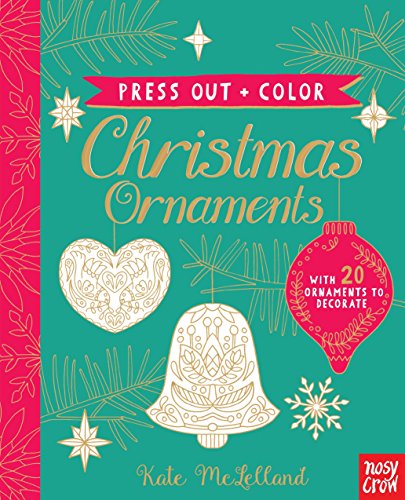 Imagen de archivo de Press Out and Color: Christmas Ornaments a la venta por gwdetroit
