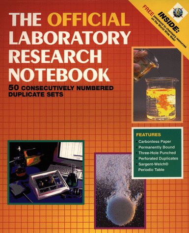Stock image for The Official Laboratory Research Notebook (50 duplicate sets) for sale by PAPER CAVALIER US
