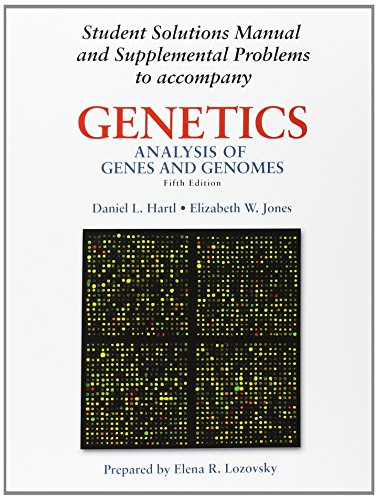 Imagen de archivo de Genetics: Analysis of Genes and Genomes a la venta por Wonder Book