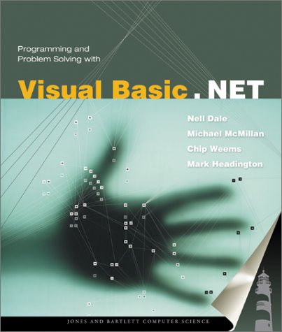 Imagen de archivo de Programming and Problem Solving with Visual Basic .NET a la venta por Better World Books Ltd