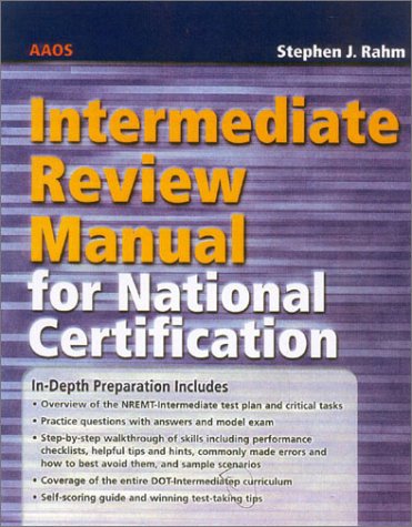 Stock image for EMT-Intermediate Review Manual for National Certification for sale by Wonder Book