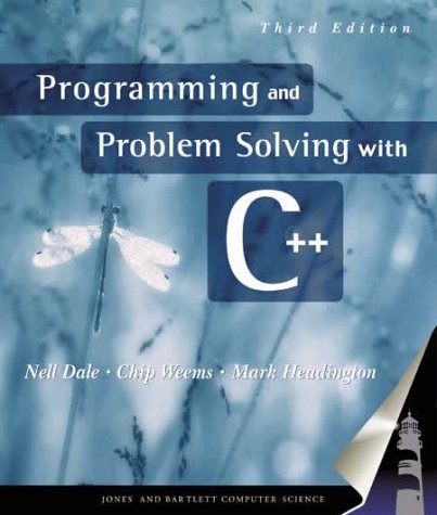 Imagen de archivo de Programming and Problem Solving with C++ a la venta por Better World Books