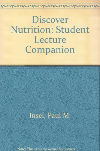 Beispielbild fr Discover Nutrition: Student Lecture Companion zum Verkauf von Mispah books