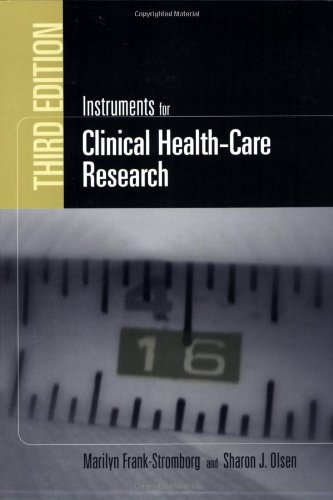 Instruments For Clinical Health-Care Research (Jones and Bartlett Series in Oncology) (9780763722524) by Frank-Stromborg, Marilyn