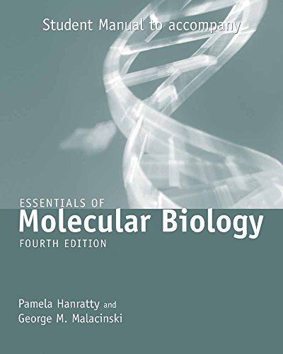 Beispielbild fr Student Manual to accompany Essential of Molecular Biology zum Verkauf von Wonder Book